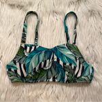 Shade & Shore  Sunshine Push Up Underwire Scoop Bikini Top Green Palm Photo 4