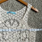 Solitaire  Swim Cream Lace Swim Coverup Dress Beach Vacation Large Photo 5