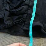 Anthropologie Porridge Womens Black Cropped Tank Top Lacey Back Ribbed Front Size Small Photo 4