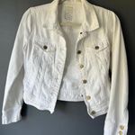 J.Crew White Women's Denim Jacket, Size X-Small Photo 0