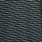 Onque Casual Shirt Womens Size L Black Gray Textured Striped 3/4 Sleeve Buttons Size L Photo 4