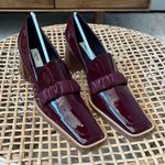 Elleme Paris Chouchou Heel Loafter Patent Burgundy Photo 1