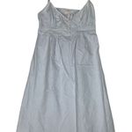 Brandy Melville John Galt women's one size small stripe dress blue white seersucker brandy mini Photo 0