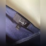 Love j  Blue Velvet Velour Sleeveless Cami Wide Leg Overalls Jumpsuit Romper L Photo 2