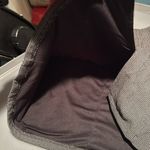 Hey babe large mini skirt checkered with slit Black Photo 3