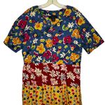 Vintage Willow‎ Ridge Floral Cotton Dress Yellow Size M Photo 1