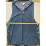 VTG HAIKS Womens Denim Maxi Dress XL Nautical Lighthouse Painted 90s Coastal Blue Size undefined Photo 8