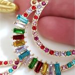 ZARA New!  Half Moon Bay Earrings Photo 3