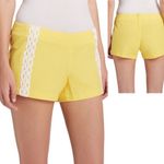 Lilly Pulitzer Liza Shorts Sunglow Yellow Textured 2 Photo 1