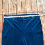SheIn Curve Womens Pull On Velvet Flare Leg Pants Blue Size 4XL Photo 3