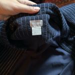 Chico's NWOT NAVY STRIPE CAR COAT LONG BLAZER JACKET Photo 5