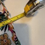 90 Clothing Comp Floral Dress Women's XL Lined Ruching Knee Length Trendy Work # Photo 6