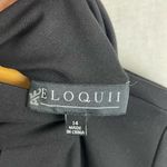 Eloquii NWT  Plus-Size Black Keyhole Dress With Scarf Photo 5