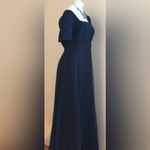 Alfred Angelo Alfred Angel Maxi Beautiful Navy Blue Gown Sz XL Photo 2