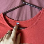 VINTAGE RED ROOSTER TEE SHIRT CHORE DRESS Photo 4