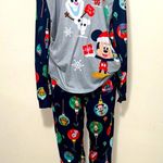 Disney  100 Pixar woman mickey mouse 2 piece pajama size large Photo 0