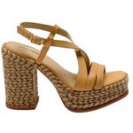 Free People 🆕 | FAHN PLATFORM SANDAL | NATURAL | SIZE: US 9 Photo 0