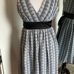 London Times Size 8 Black & White Dress Photo 0