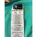 Oakley  Women's Swim Bikini Bottom with Striped Waist Trim Size M Aqua Blue Photo 5