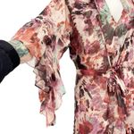 MISA Los Angeles  Marcele Ruffled V-Neck Maxi Dress in Floral Dream Size XS Photo 5