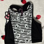 Betsey Johnson  Black and White Floral Leggings Set Photo 1