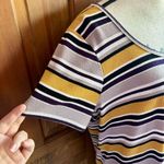 Torrid Women's Yellow Gray White Black Striped Knit Dress Size 2 2X Photo 3