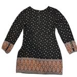 Abercrombie & Fitch  Women's Paisley‎ Long Sleeved Keyhole Dress Size Med Photo 1