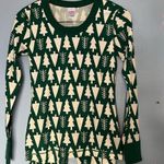 Hanna Anderson Winter Green Tree Matching Holiday Pajama Set Size XS Photo 2