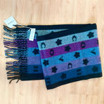 Coach Stars Striped Print Muffler 100%Wool# 4623 Photo 4
