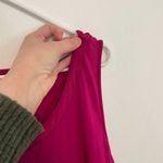 Talbots Woman Plus Size Solid Magenta Raspberry Pink Sleeveless Work Tank Blouse Photo 8
