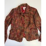 Coldwater Creek M  Multi color Tweed Blazer Photo 0