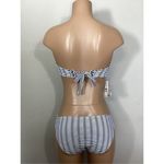 Tommy Bahama New. navy and white bikini top. Retails $179 Photo 4
