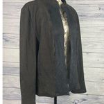 The Limited  Collection Women Faux Leather Jacket Womens XL Brown Lace Lined Photo 0