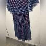 American Vintage Vintage 1970s Posh by Jay Anderson Sheer Polka Dot Flutter Sleeve Maxi Dress Photo 12