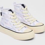 ZARA NWT Tie Dye Hi Top Sneakers SZ-6 EU -39 Photo 1