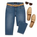 7 For All Mankind  Josefina Boyfriend Jean Light Wash Relaxed Fit Size 27 in EUC Photo 1