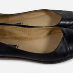 FRYE AND CO. Black Leather Heather Ballerina Flats Loafers Size 6.5 Photo 0