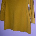 Cynthia Rowley M Sweater Mustard Yellow 3/4 Sleeve Photo 7