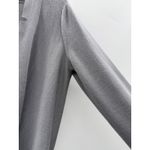 Jil Sander Vintage  Cardigan Size 40 Gray Cashmere Silk Drape Front Made in Italy Photo 5