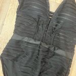 Boutique Halter Neck One Piece mesh black Swimsuit size Large Photo 3