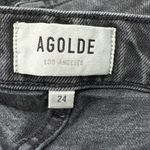 AGOLDE Riley High Rise Straight Crop Jeans Black Women’s 24 Photo 2
