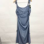 Halara NWT  Softlyzero Airy Ruched Split Backless Lace Up Bodycon Plus Size Dress Photo 4