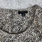 Talbots  Woman Short Sleeve Pullover Blouse Animal Print Colors Women's Size‎ 16 Photo 1