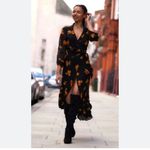 Ganni Nwot  Fairfax  wrap dress Photo 3