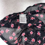 Elizabeth and James Women’s  Long Sleeve Floral Sheer Smocked Top size Small Photo 7