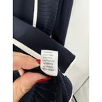 Ming Wang  Nautical Preppy Blazer S | Navy Knit Contrast Trim Jacket Photo 7