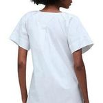 Madewell V-Neck Mini Shirtdress Eyelet White NP093 size XXS NWT Photo 1