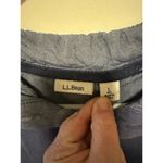 L.L. Bean Vintage Striped Crewneck Sweatshirt Size Large Blue Photo 3