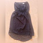 Double Zero BC B Generation dress strapless size medium polyester black semi-sheer Photo 7