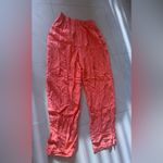 1010 Design women orange silk palazzo pants elastics waist zip bottom Pink Size M Photo 10